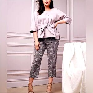 TIE FRONT STRUCTURED BLOUSE MELISSA MCARTNEY 7SEVEN